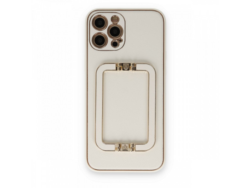 Newface iPhone 12 Pro Kılıf Coco Elit Kapak - Beyaz
