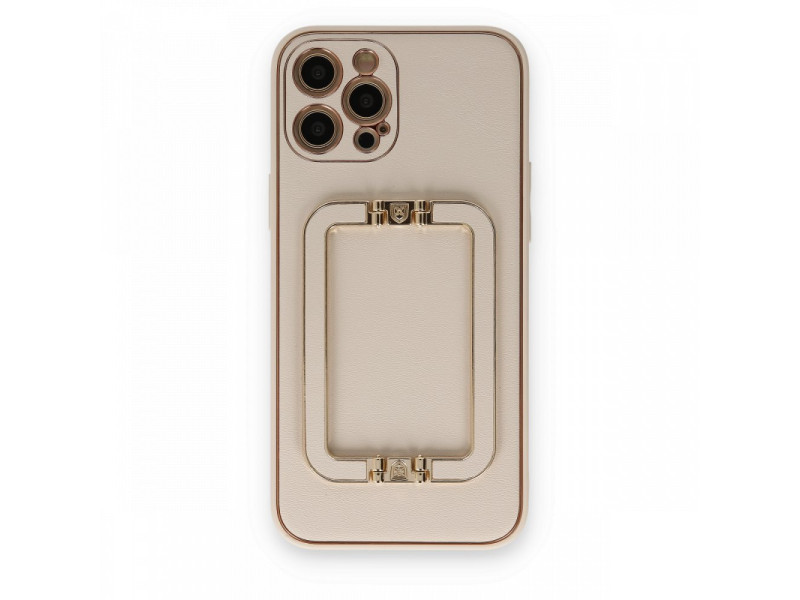 Newface iPhone 12 Pro Kılıf Coco Elit Kapak - Gold