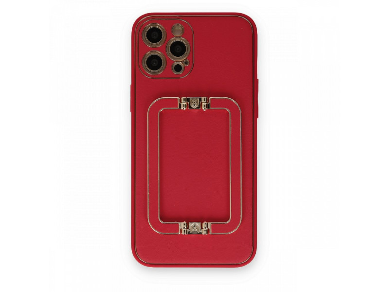 Newface iPhone 12 Pro Kılıf Coco Elit Kapak - Kırmızı