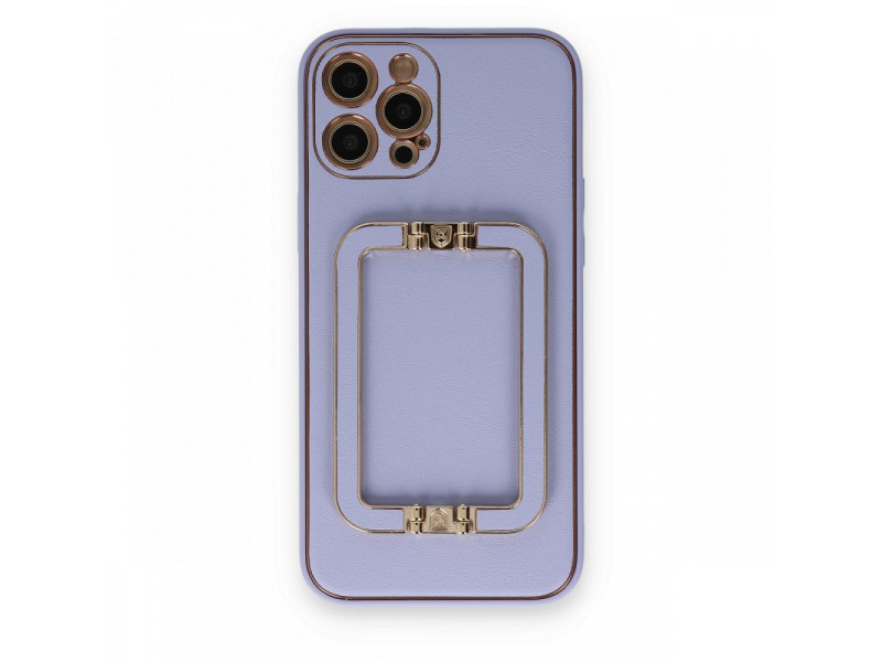 Newface iPhone 12 Pro Kılıf Coco Elit Kapak - Lila