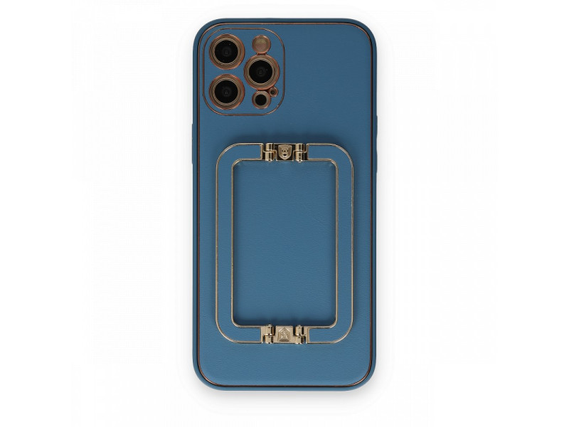 Newface iPhone 12 Pro Kılıf Coco Elit Kapak - Mavi