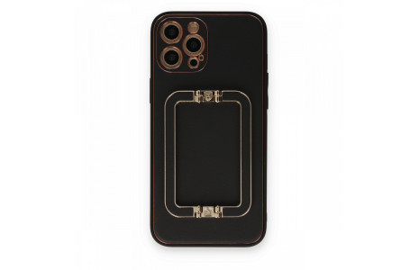 Newface iPhone 12 Pro Kılıf Coco Elit Kapak - Siyah