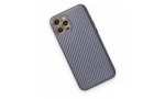 Newface iPhone 12 Pro Kılıf Coco Karbon Silikon - Gri