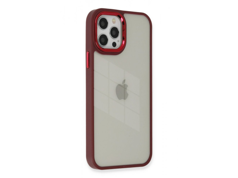 Newface iPhone 12 Pro Kılıf Dora Kapak - Kırmızı