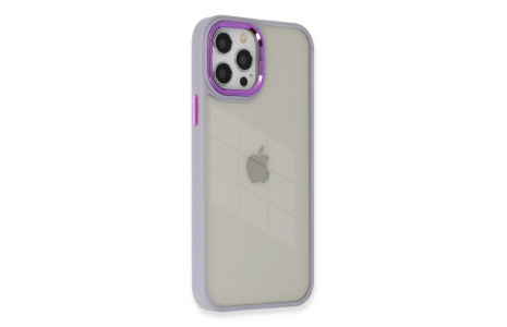Newface iPhone 12 Pro Kılıf Dora Kapak - Lila