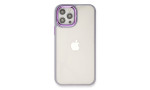 Newface iPhone 12 Pro Kılıf Dora Kapak - Lila