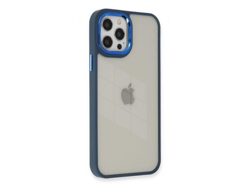 Newface iPhone 12 Pro Kılıf Dora Kapak - Mavi
