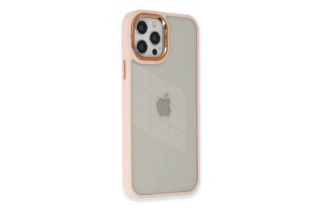 Newface iPhone 12 Pro Kılıf Dora Kapak - Pudra