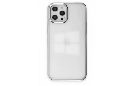 Newface iPhone 12 Pro Kılıf Element Silikon - Gümüş