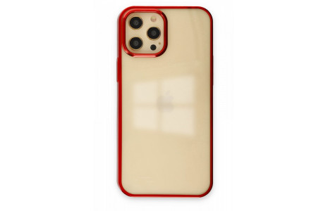 Newface iPhone 12 Pro Kılıf Element Silikon - Kırmızı