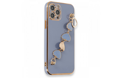 Newface iPhone 12 Pro Kılıf Esila Silikon - Gri
