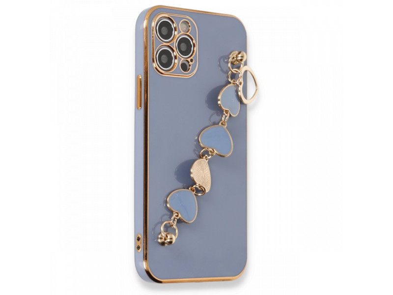 Newface iPhone 12 Pro Kılıf Esila Silikon - Gri
