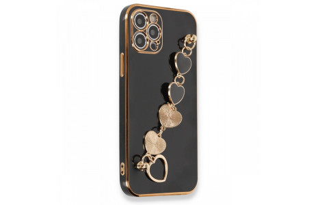 Newface iPhone 12 Pro Kılıf Esila Silikon - Siyah