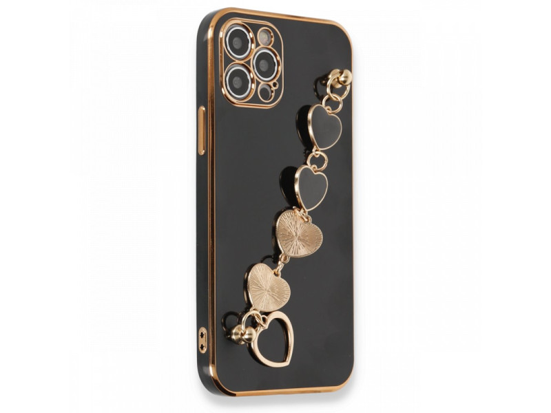 Newface iPhone 12 Pro Kılıf Esila Silikon - Siyah