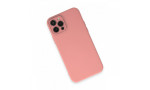 Newface iPhone 12 Pro Kılıf Lansman Glass Kapak - Pembe