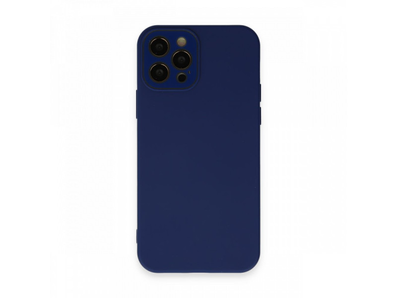 Newface iPhone 12 Pro Kılıf Lansman Glass Kapak - Sky Blue
