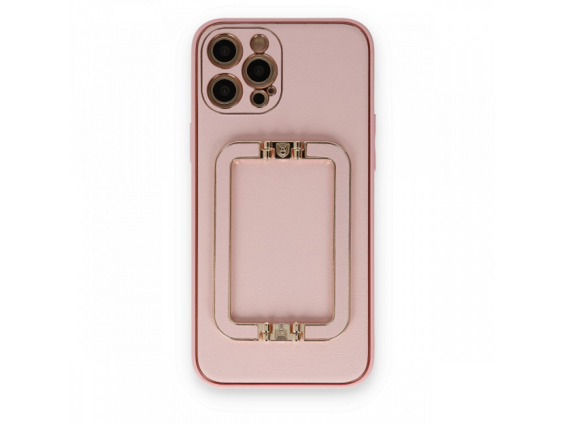 Newface iPhone 12 Pro Max Kılıf Coco Elit Kapak - Pembe