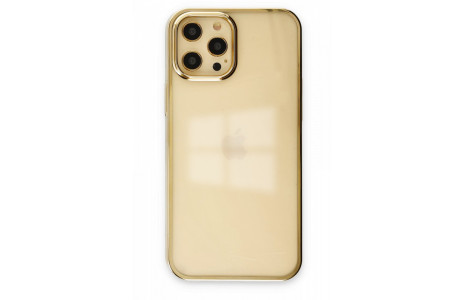 Newface iPhone 12 Pro Max Kılıf Element Silikon - Gold