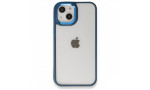 Newface iPhone 13 Kılıf Dora Kapak - Mavi