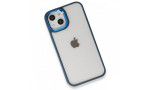 Newface iPhone 13 Kılıf Dora Kapak - Mavi