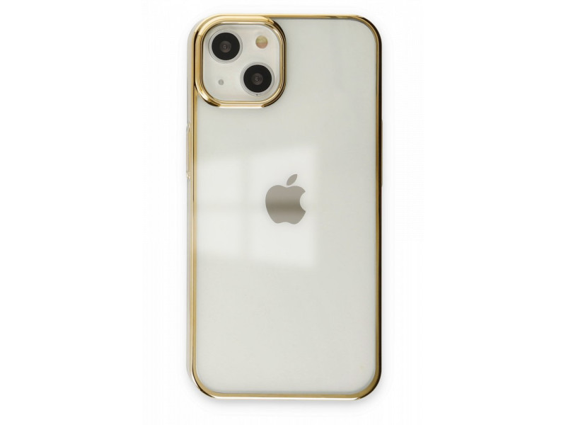 Newface iPhone 13 Kılıf Element Silikon - Gold