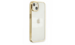 Newface iPhone 13 Kılıf Element Silikon - Gold