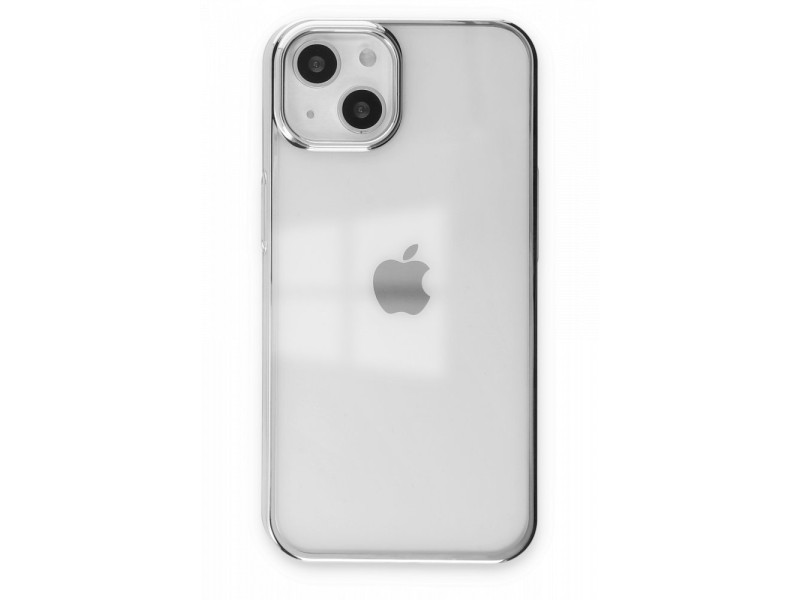Newface iPhone 13 Kılıf Element Silikon - Gümüş