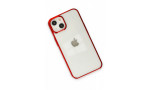 Newface iPhone 13 Kılıf Element Silikon - Kırmızı