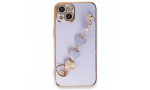 Newface iPhone 13 Kılıf Esila Silikon - Lila