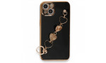 Newface iPhone 13 Kılıf Esila Silikon - Siyah