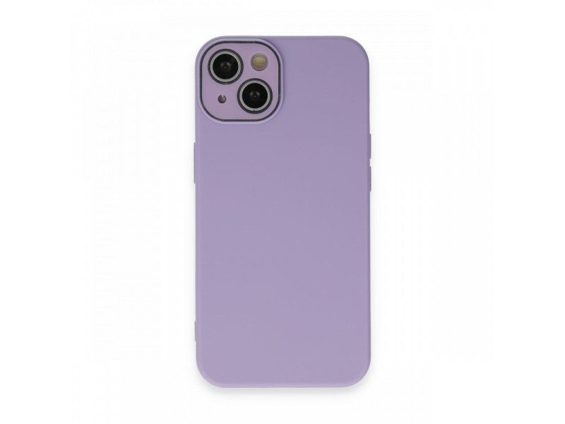 Newface iPhone 13 Kılıf Lansman Glass Kapak - Lila