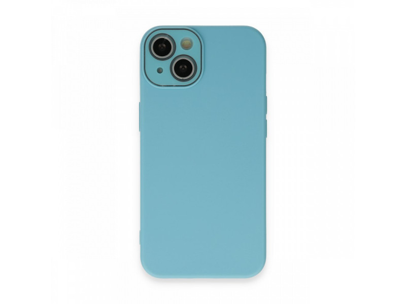 Newface iPhone 13 Kılıf Lansman Glass Kapak - Mavi