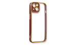 Newface iPhone 13 Kılıf Liva Lens Silikon - Bordo