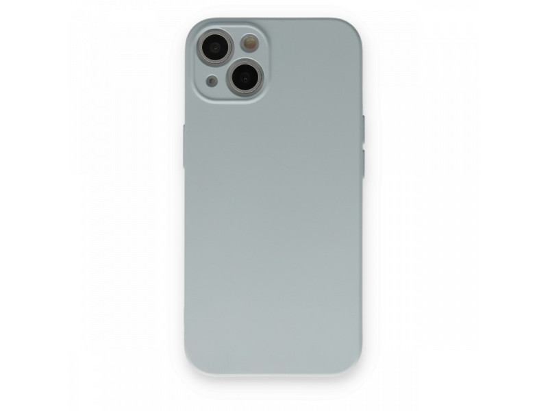 Newface iPhone 13 Kılıf Nano içi Kadife Silikon - Buz Mavisi
