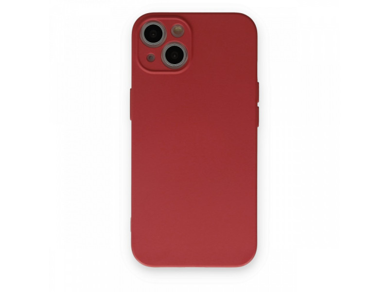 Newface iPhone 13 Kılıf Nano içi Kadife Silikon - Kiremit