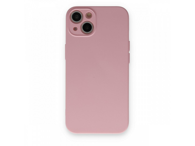Newface iPhone 13 Kılıf Nano içi Kadife Silikon - Pembe