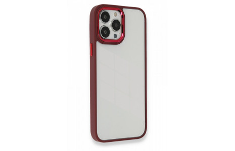 Newface iPhone 13 Pro Kılıf Dora Kapak - Kırmızı