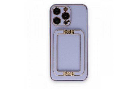 Newface iPhone 13 Pro Max Kılıf Coco Elit Kapak - Lila