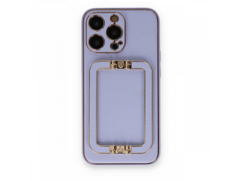 Newface iPhone 13 Pro Max Kılıf Coco Elit Kapak - Lila