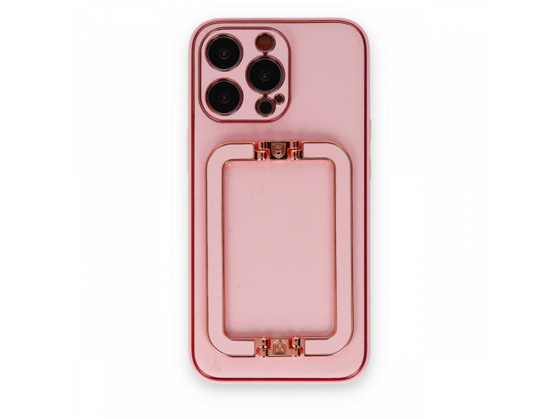 Newface iPhone 13 Pro Max Kılıf Coco Elit Kapak - Pembe