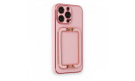 Newface iPhone 13 Pro Max Kılıf Coco Elit Kapak - Pembe