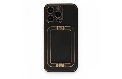 Newface iPhone 13 Pro Max Kılıf Coco Elit Kapak - Siyah