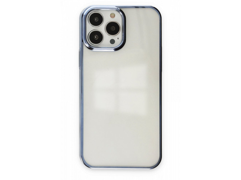 Newface iPhone 13 Pro Max Kılıf Element Silikon - Mavi