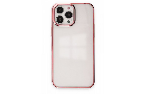 Newface iPhone 13 Pro Max Kılıf Element Silikon - Pembe