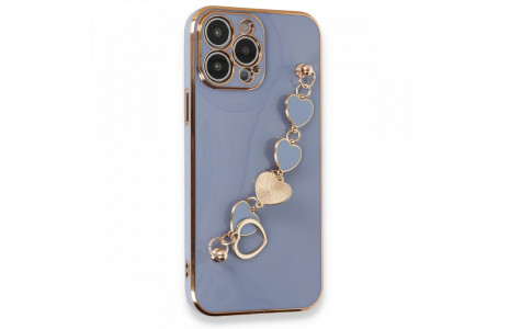Newface iPhone 13 Pro Max Kılıf Esila Silikon - Gri