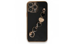 Newface iPhone 13 Pro Max Kılıf Esila Silikon - Siyah