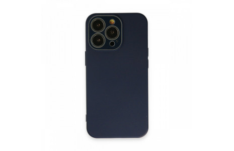Newface iPhone 13 Pro Max Kılıf Lansman Glass Kapak - Lacivert