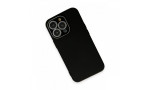 Newface iPhone 13 Pro Max Kılıf Lansman Glass Kapak - Siyah