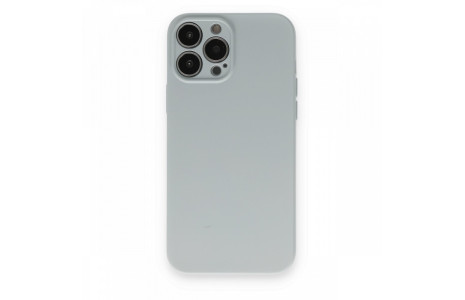 Newface iPhone 13 Pro Max Kılıf Nano içi Kadife Silikon - Buz Mavisi