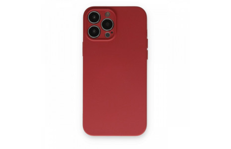 Newface iPhone 13 Pro Max Kılıf Nano içi Kadife Silikon - Kiremit
